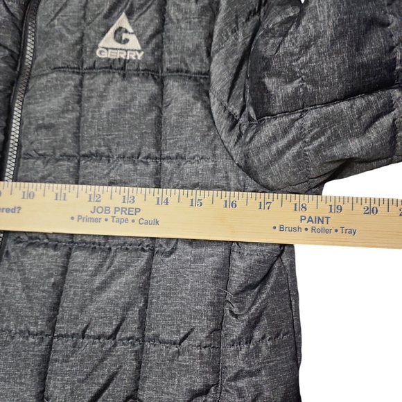 Gerry gray zip of quilted child 14-16 jacket coat long sleeve - Picture 10 of 12